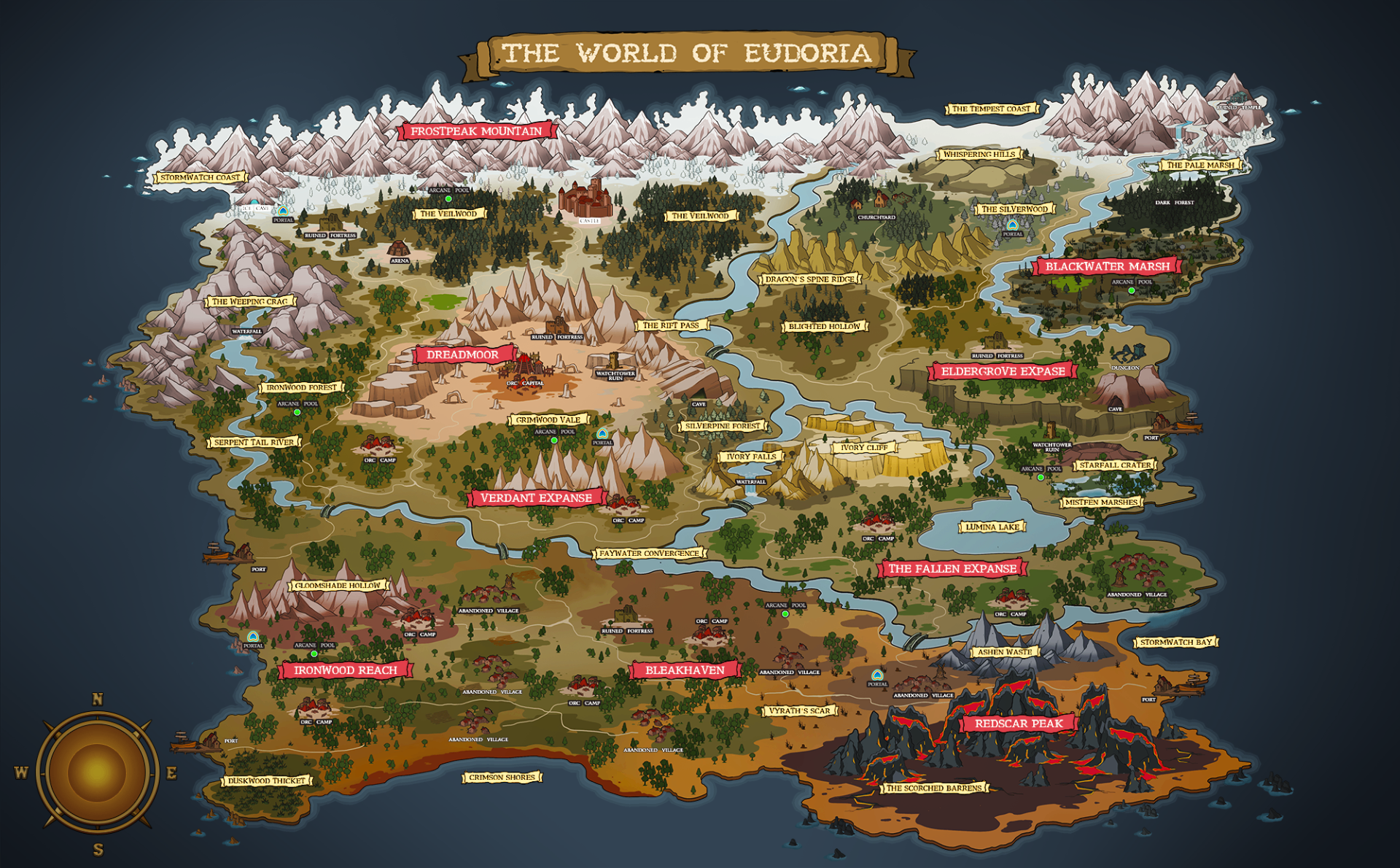 Map of Eudoria